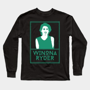 Winona ryder///original retro Long Sleeve T-Shirt